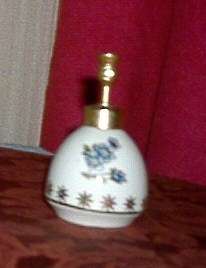 DEV DeVilbiss Porcelain Perfume Bottle Atomizer 1960s gentle use 