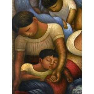  Diego Rivera Art Reproduction Oil Painting   Mother 