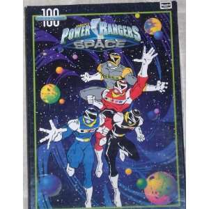  Mighty Morphin Power Ranger Space 100 Piece Puzzle Toys 
