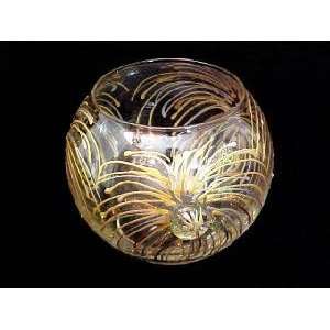   Fireworks Design   19 oz. Bubble Ball with candle
