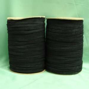 Roll~288 Yds~1/4 Black Braided Elastic~USA