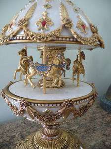 House of Faberge Russian Carousel Egg Franklin Mint #3  