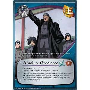   Naruto The Chosen M US057 Absolute Obedience Rare Card Toys & Games
