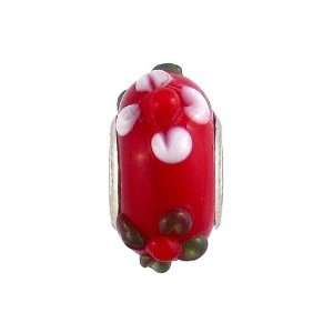  Charm Bead (Z270) Lampwork Glass Style (14mm x 10mm) (fits Troll too 