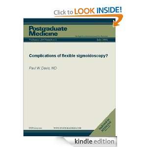 Complications of flexible sigmoidoscopy? (Postgraduate Medicine) Paul 