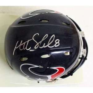  Signed Matt Schaub Mini Helmet   Psa dna   Autographed NFL 