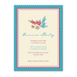  Party Invitations   Classy Coral By Hello Little One For 