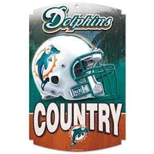  Miami Dolphins NFL Wood Sign
