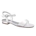 White Flat Wide Dyeable Wedding Evening Heels Shoe 5 11