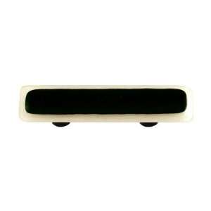  Knobs HK5058 PA / HK5058 PB Borders Cabinet Pull in Black with White 