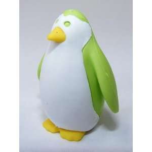  Green & White Penguin Japanese Erasers. 2 Pack. Toys 