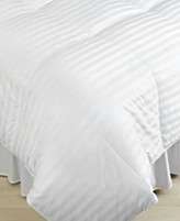 Blue Ridge Bedding, 500 Thread Count Damask Stripe King Down Comforter