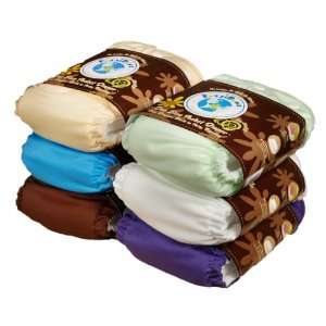  FuzziBunz One Size Elite Cloth Diaper  6 pack bundle 
