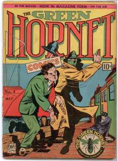 Green Hornet Comics #4 G+ 2.5 Helnit Kato 1941  