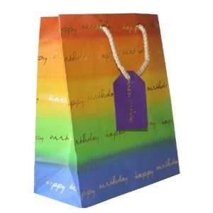  The Gift Wrap Company Happy Birthday Rainbow Medium Gift 