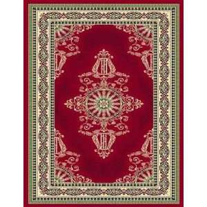  PERSIAN WEAVERS 3x8 Area Rug, Kingdom D 137 Ruby Red