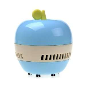  Blue Apple Shape Mini Desktop Vacuum Desk Dust Cleaner for 