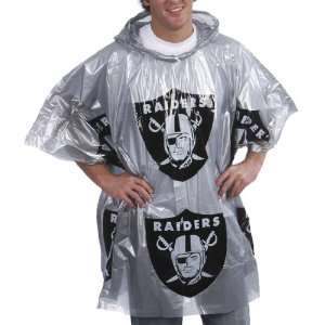   Oakland Raiders RM2 Lightweight Rain Poncho