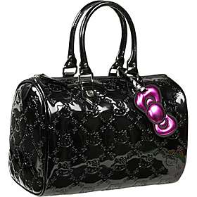 Loungefly Hello Kitty Black Embossed City Bag   