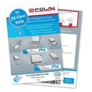  2 x atFoliX FX Clear Invisible screen protector for Samsung TL9 