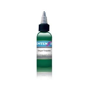  Tattoo Ink Intenze Tattoo Ink, Dragon Turquoise Color 1 oz 