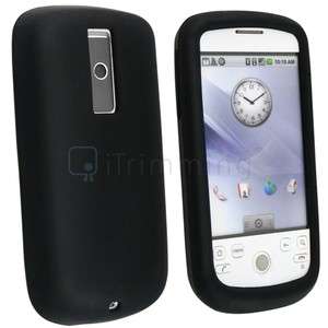 BLACK SILICON SKIN SOFT CASE COVER for HTC T MOBILE MyTouch 3G ANDROID