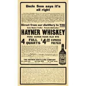   Aged Rye Whiskey Liquor Price   Original Print Ad