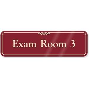  Exam Room 3 ShowCase Sign, 10 x 3