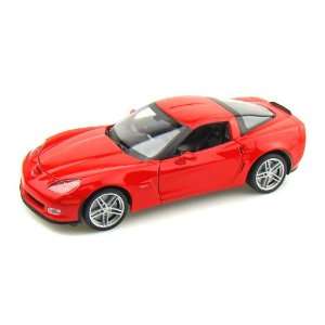  2007 Chevy Corvette Z06 1/24 Red Toys & Games