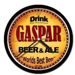  GASPAR beer and ale cerveza wall clock 