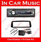 Peugeot 206 Car Stereo Fitting Kit with RDS Radio CD  USB AUX IN SD 