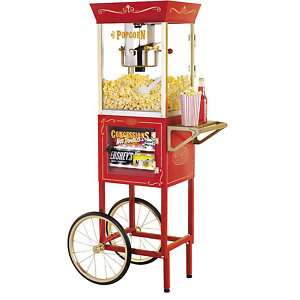 RETRO STYLE POPCORN CANDY CONCESSION STAND CART NEW  