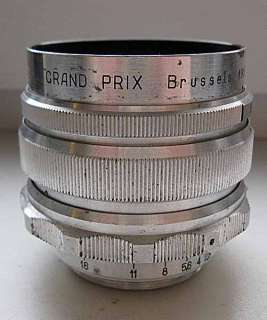 White Lens MIR 1 2,8/37 camera Zenit Pentax M39  Grand Prix Brussels 