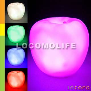 Color Changing LED Apple Baby Kid Mood Lamp Night Light  