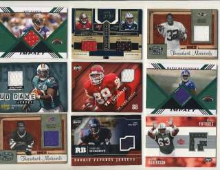   Lot of 100 Game Used Jersey & Relic Cards ROOKIES SHORT PRINTS  