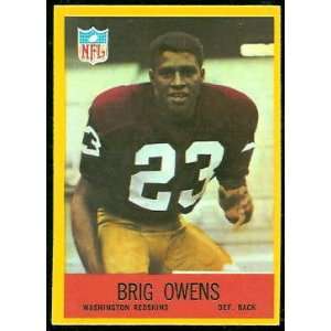 Brig Owens 1967 Philadelphia Card #187 