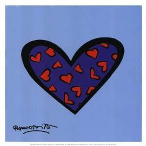  Blue About You by Romero Britto 8x8