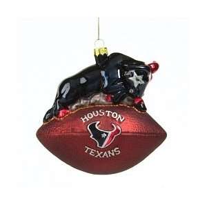 Houston Texans Team Mascot Football 6 Ornament Sports 