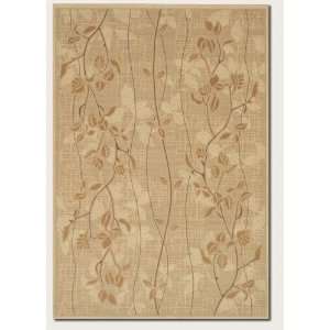  Couristan Charisma Ivy Leaf 4358 Ivory 0502 3 11 X 5 3 