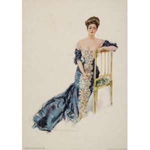  1906 Howard Chandler Christy Girl Victorian Debutante 