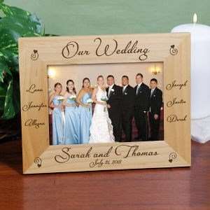  Personalized Our Wedding Bridal Frame