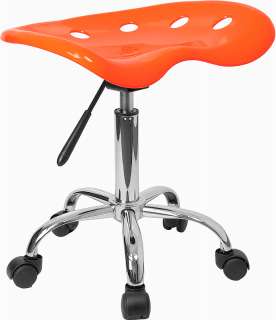 New vibrant tractor seat stool swivel with chrome base  