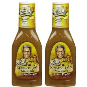 Newmans Own Lemon Pepper Marinade, 12.25 oz, 2 pk