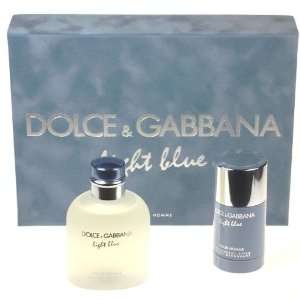  D & G LIGHT BLUE by Dolce & Gabbana Gift Set for MEN EDT 