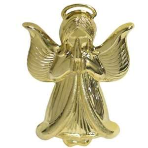   Gloria Duchin Dapped Goldtone Praying Angel Ornament 