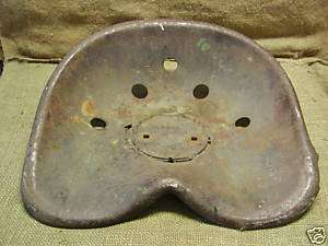 Vintage Steel Tractor Seat  Antique Tractor Parts Old  
