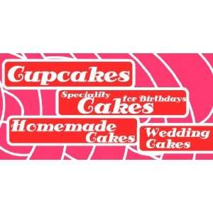  3x6 Vinyl Banner   All Kinds of Cakes 