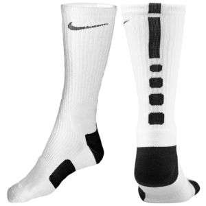 Nike Elite Basketball Crew Sock   Mens   White/Black