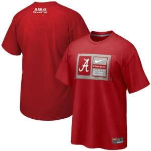  Nike Alabama Crimson Tide 2011 Team Issue T shirt 
