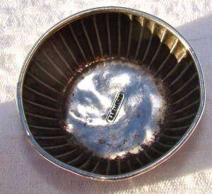   CELLAR bowl/dish/dip&PEPPER+SPOON SET~STERLING SILVER~vintage  